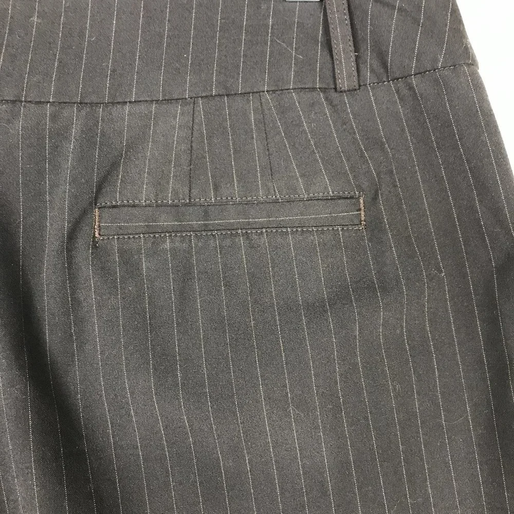 Chico's Office capri brown pinstripe size 2 (12) - Picture 5 of 7